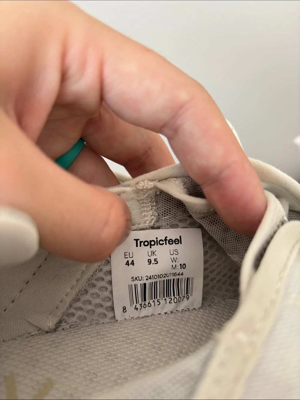 NWOT Tropicfeel Sunset is the all-terrain sneaker onyx white mens size 10 no tie